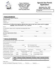 Special Use Permit Application Fee: $88.00 - Town of Halfmoon