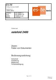 estefold 2400 - es-te.de