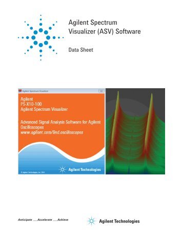 Agilent Spectrum Visualizer (ASV) Software