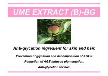 UME EXTRACT (B)-BG - Cosmesi.it