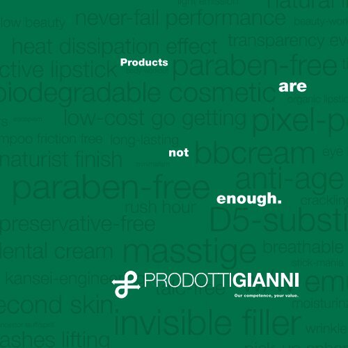 Brochure Claim-Edition 2011 - Cosmesi.it