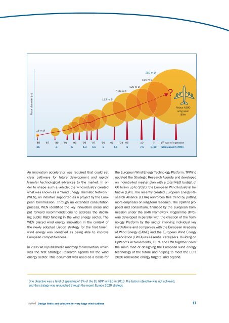 Design limits and solutions for very large wind turbines