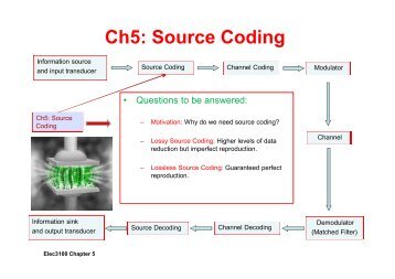 Ch5: Source Coding