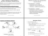 Microwave Network Analysis, S-parameters, and impedance ...