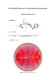 ELEC5180 RF/Microwave Circuit Design and Measurement