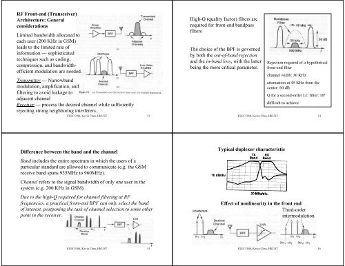 ELEC5180: RF/Microwave Circuit Design and Measurement Course ...