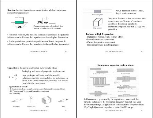 ELEC5180: RF/Microwave Circuit Design and Measurement Course ...