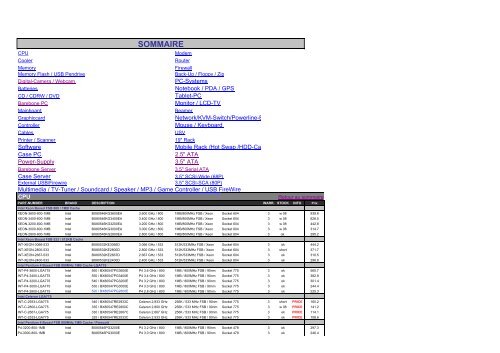 Wyscha Computer Preisliste - ABBO Informatique