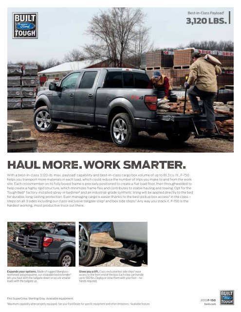 2013 Ford F-150 Brochure - Clickmotive