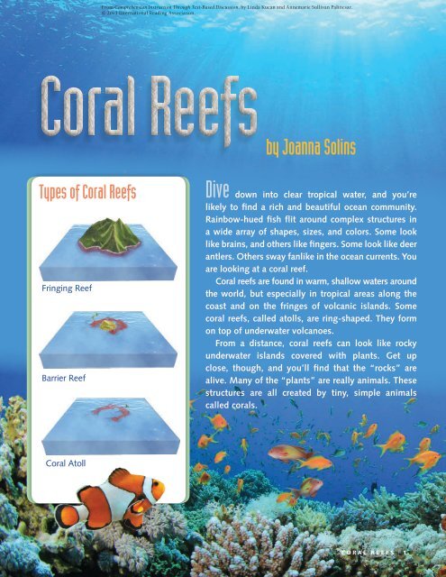 Coral Reefs - International Reading Association