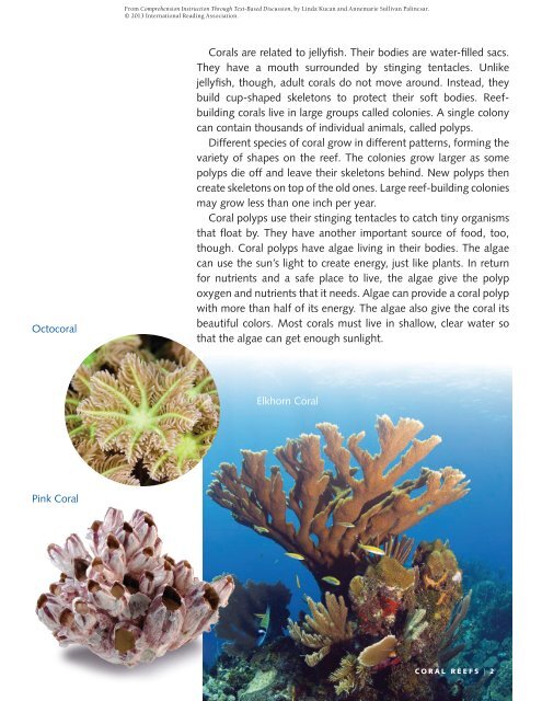 Coral Reefs - International Reading Association