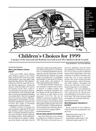 Children's Choices for 1999 - International Reading Association