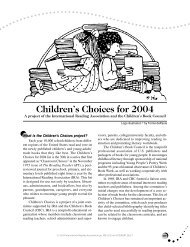 Children's Choices for 2004 - International Reading Association