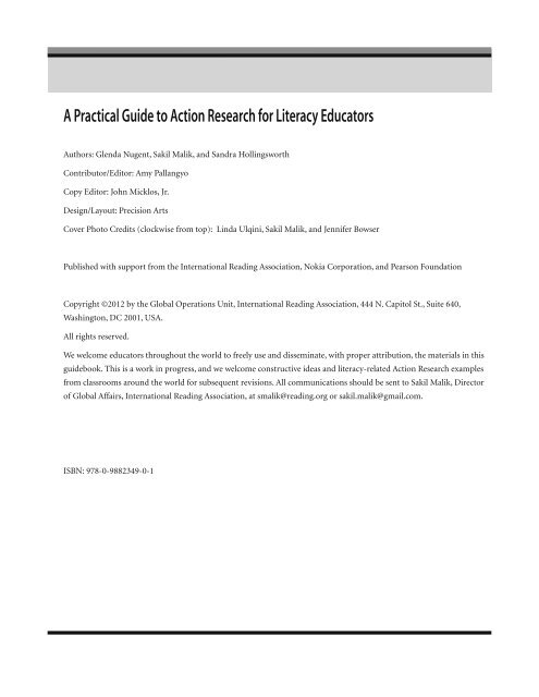 A Practical Guide to Action Research for Literacy Educators