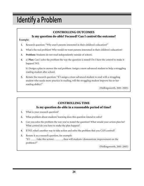 A Practical Guide to Action Research for Literacy Educators