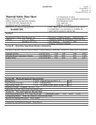 Material Safety Data Sheet - Cache Beauty Supply, Inc.