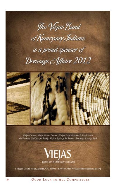 The Rancho Valencia Dressage Affaire : Official 2012 Show Program