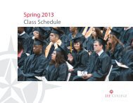 Spring 2013 Schedule of Classes - Lee College