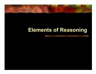 Elements of Reasoning