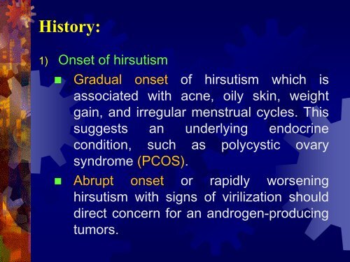 Hirsutism & Virilization