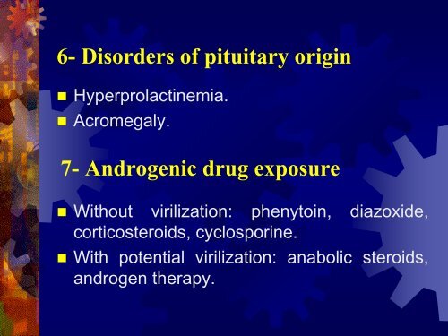 Hirsutism & Virilization