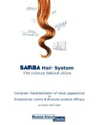 SAMBA HAIR System Brochure - Bossa Nova Technologies