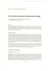 Fiber orientation measurement using polarization imaging