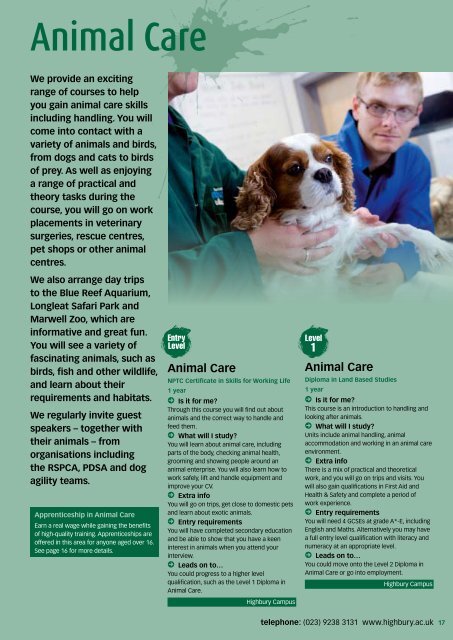Animal Care