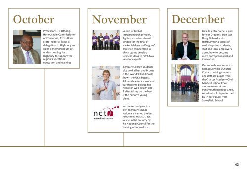 Annual Report 2012 - Highbury College