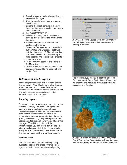 Rendering for Compositing (in Maya 2011) - Molecular Movies