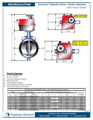 EO Specifications & Technical Data PDF - Neptune-Benson