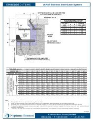 VCRS Specifications & Technical Data PDF - Neptune-Benson