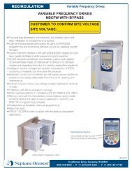 Variable Frequency Drive Specifications Technical Data