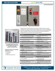 Specifications & Technical Data PDF - Neptune-Benson