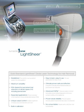 Gold-Standard LightSheerÂ® Diode Laser Technology for Hair ...