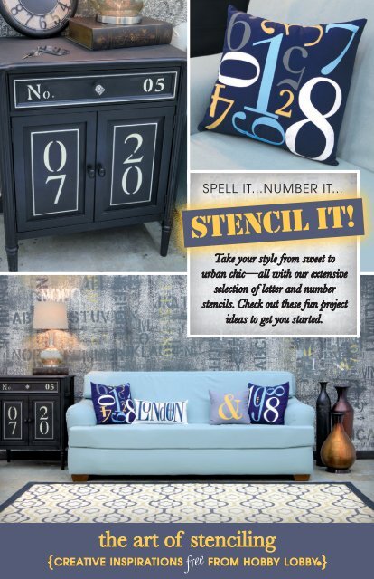 STENCIL IT! - Hobby Lobby