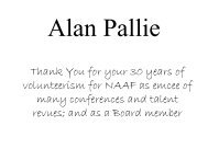 Alan Pallie Tribute