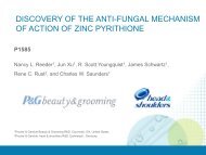 discovery of the anti-fungal mechanism of action of zinc pyrithione