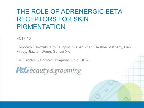 the role of adrenergic beta receptors for skin pigmentation