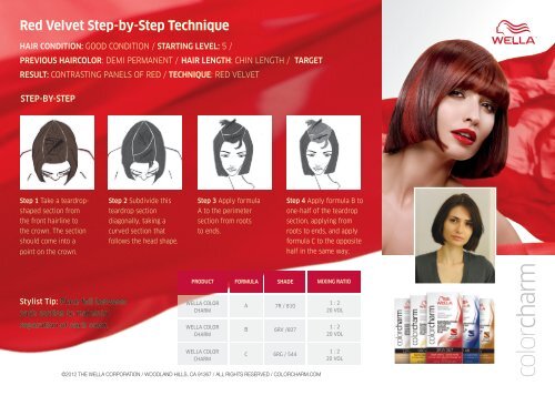 Red Velvet Step-by-Step Technique - Wella