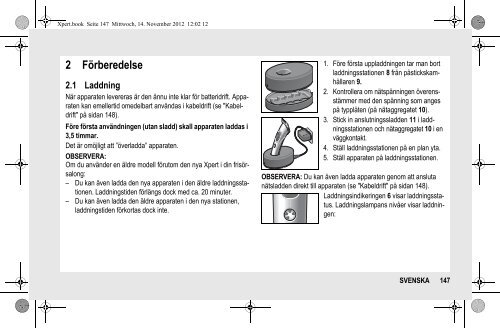 BeDIeNUNGSANLeItUNG INStrUCtION MANUAL MODe D ... - Wella