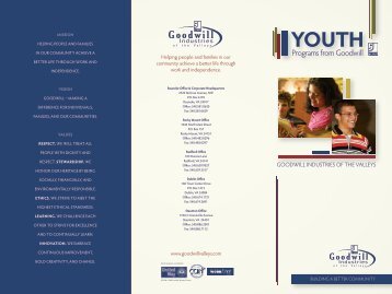 to view Goodwill's Youth Programs Brochure - Goodwill Industries of ...