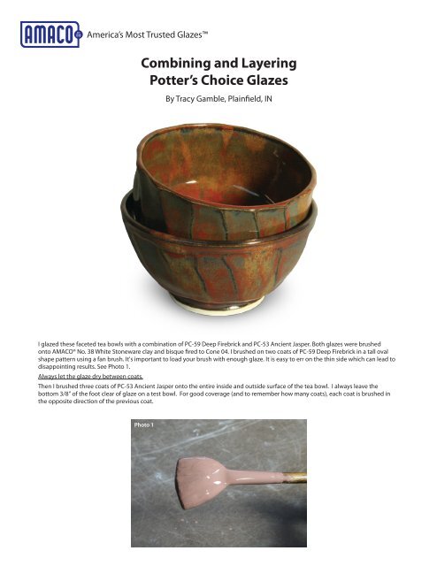 Amaco Potter's Choice