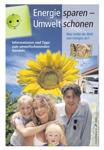 Energie sparen – Umwelt schonen