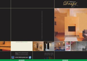 BM KREOS DRAPE 3 vers.qxd - Designer Paint Company