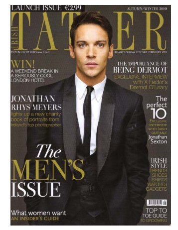 Tatler Mens - Dylan Bradshaw