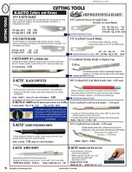 CUTTING TOOLS - Graphic Commerce LTD