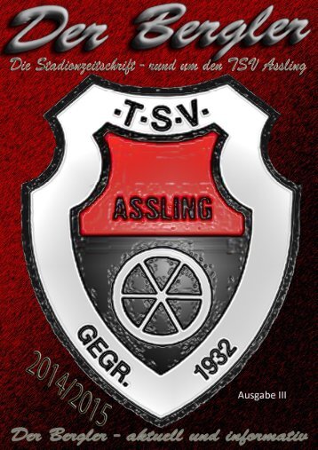 TSV Assling - Bergler Ausgabe III 2014/2015