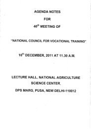 Agenda of 40th NCVT Meeting Scheduled to be held on 16th ...
