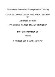 Advanced Modules - Directorate General of Employment & Training